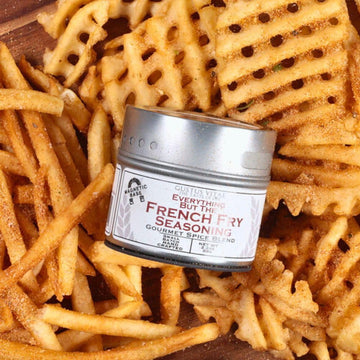 Gustus Vitae Everything But The French Fry Seasoning, Gourmet Spice Mix, 2.2 oz, All Natural, Non-GMO, No MSG, Magnetic Tin