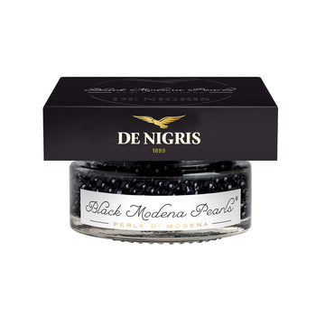 De Nigris Excellence Line - Black Modena Pearls 1,69 Oz (50Gr) | With Balsamic Vinegar From Modena Italy With Incredible Flavors