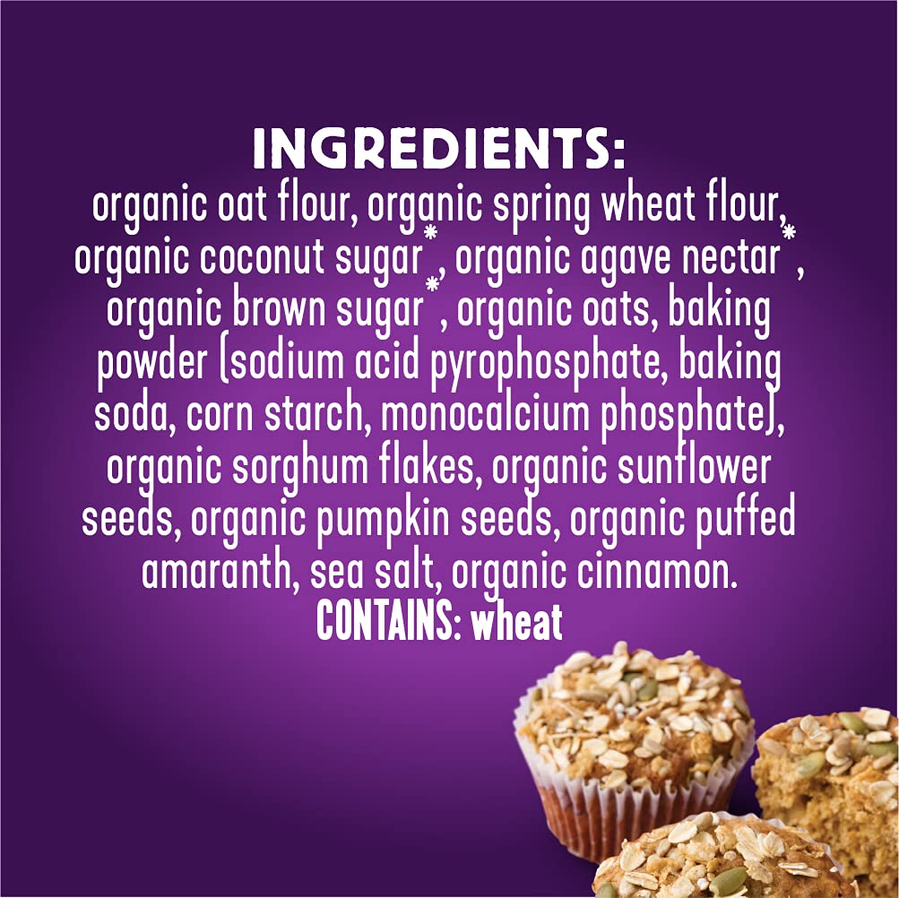 Wholesome Hearty Oat Muffin Scratch Quality Baking Mix, Fair Trade, Non-Gmo, Usda Organic Oat Muffin Mix, 14 Oz., (Packaging May