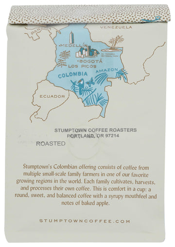 Stumptown Coffee Roasters Whole Beans Colombia Los Picos 12 oz