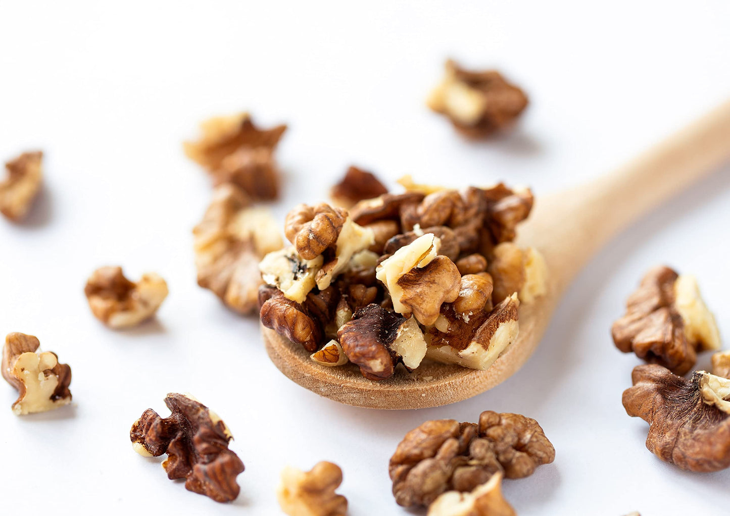 Food To Live California Walnut Pieces, 1 Pound - Chopped Nuts, Shelled, Raw, Unsalted, Vegan, Bulk. Keto Snack. Good Source Of P