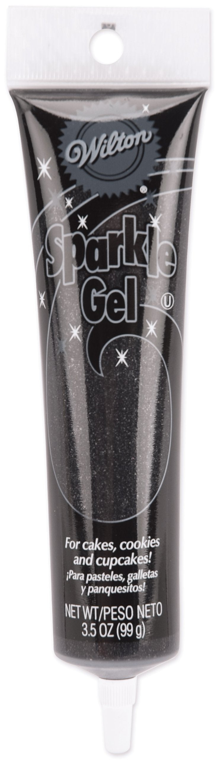 Wilton Black Sparkle Gel, 3.5 oz.