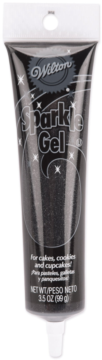 Wilton Black Sparkle Gel, 3.5 oz.
