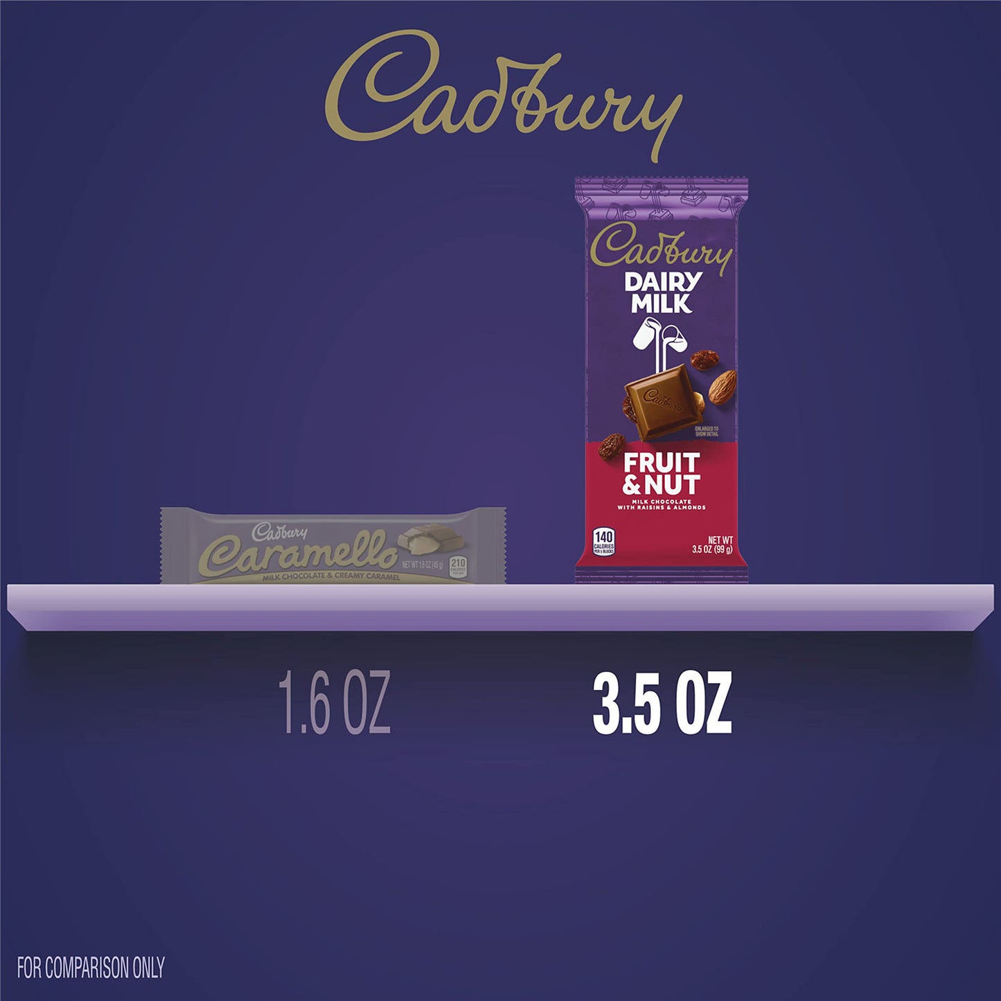 Cadbury Dairy Milk Fruit & Nut Chocolate Bars, 3.5 oz (Pack of 14)