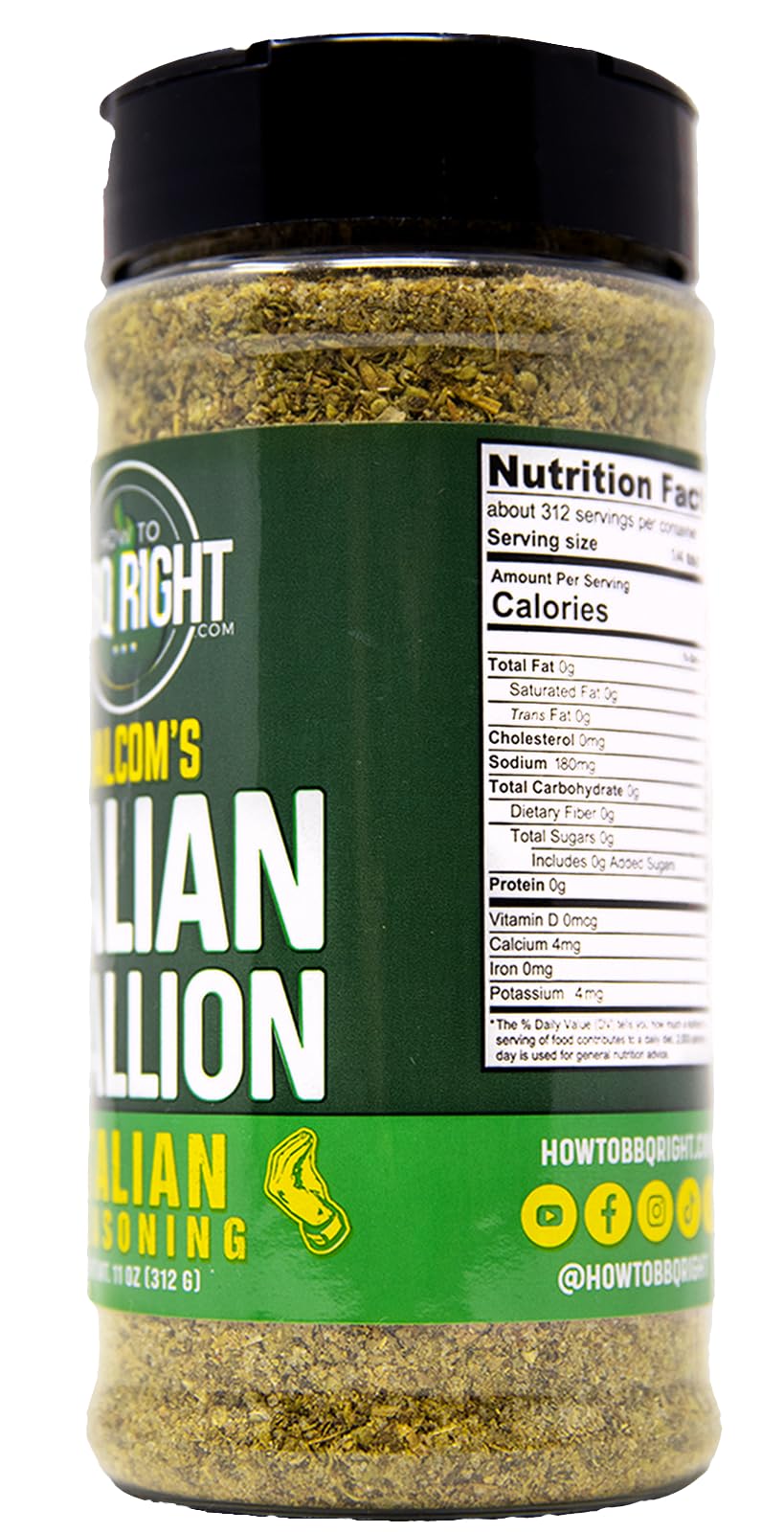 reduceer Hogs Italian Seasoning for Pizza, Pasta, Soups, Meats & Vegetables - 11 Ounce