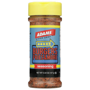 Adam'S Seasonings 3.5-6Oz Container (Pack Of 3) Choose Flavor Below (Burgers Fries & More 5.54Oz)
