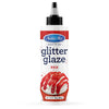 Satin Ice Red Glitter Glaze (10Oz Bottle) For Decorating Cakes, Cupcakes, Brownies, And Doughnuts