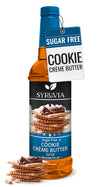 Syruvia Sugar-Free Cookie Butter Coffee Syrup - 25.4 fl oz. Premium Coffee Flavoring Syrup. 0 Calories, Kosher, and Gluten-Free.