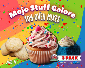 Mojo'S Easy To Bake Oven Mixes For Children Cake, And Cookie Refill(Pack Of 3)