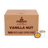 Don Francisco'S Vanilla Nut Flavored Medium Roast Coffee Pods - 100 Count - Recyclable Single-Serve Coffee Pods, Compatible With