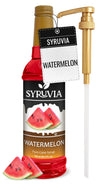 Syruvia Watermelon Syrup - Watermelon Syrup Flavor, 25.4 fl oz - Perfect for Cocktails, ice Tea, Desserts, Italian Sodas, Ice an