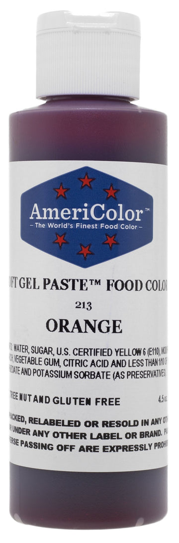 Americolor Soft Gel Paste Food Color, 4.5-Ounce, Orange