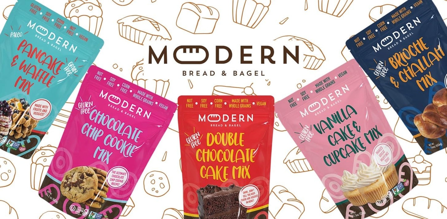 Modern Bread & Bagel Gluten-Free Brioche & Challah Mix | Certified Gluten Free | Nut Free | non-GMO | Corn and Soy Free | Vegan