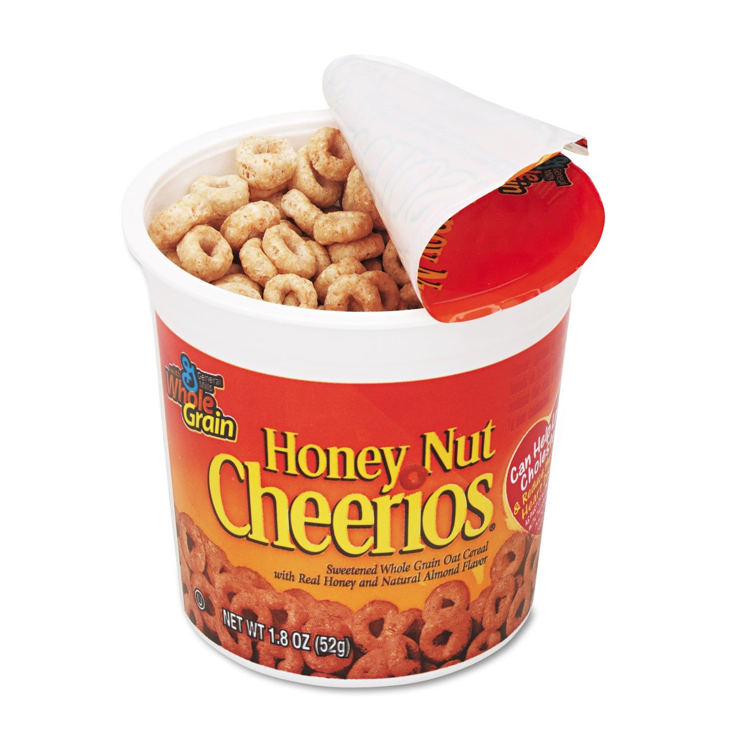 General Mills Honey Nut Cheerios Cereal Single-Serve 1.8Oz Cup Pack Of 6