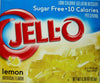 Jell-O Sugar Free Gelatin, Lemon Flavor, 4 Pack, 0.3 Ounce Each