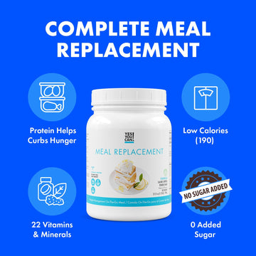 Yes You Can! Meal Replacement Shake - Vanilla - 15 Servings (Pack of 2) - Nutritious Protein Powder with Vitamins and Minerals