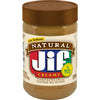 Jif Natural Creamy Peanut Butter Spread, 28 Ounces, Contains 90% Peanuts