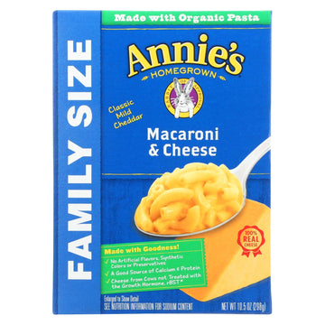 Annie'S Homegrown Mac & Cheese Classic Family Size, 10.5000-Ounces (Pack Of6)