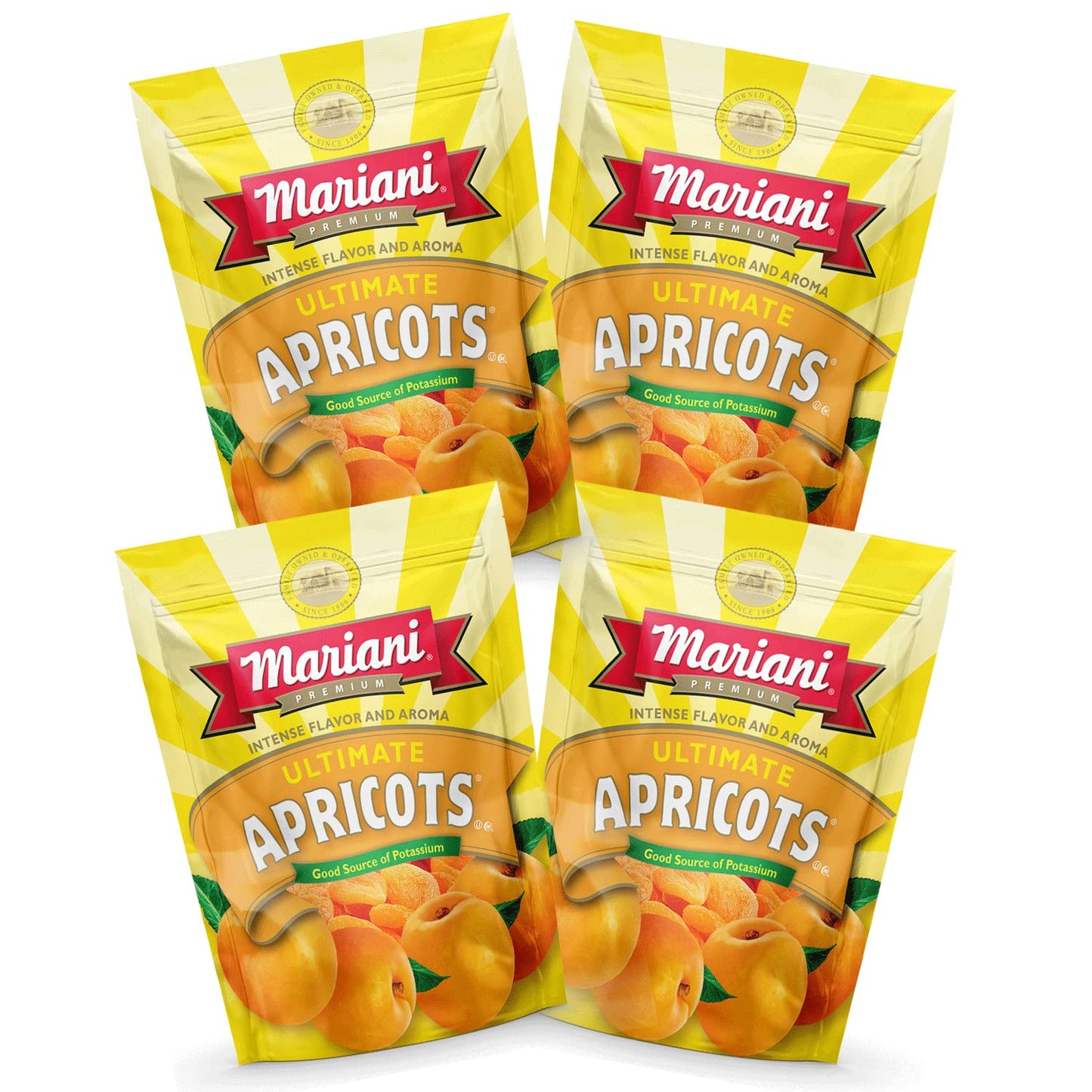 Mariani | Ultimate Dried Apricots | Healthy Snacks for Kids & Adults | Dried Fruit | Vegan Snacks | Gluten Free Snacks | No Suga