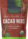 Viva Naturals Organic Cacao Nibs, 1 Lb - Certified Keto And Vegan Superfood, Perfect For Gluten Free Baking, Cacao Nib Smoothies