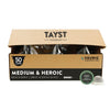 Tayst Coffee Pods, Medium & Heroic Medium Roast, K Cups Compatible with Keurig Coffee Maker, Sustainable Single Serve, Pack of 5