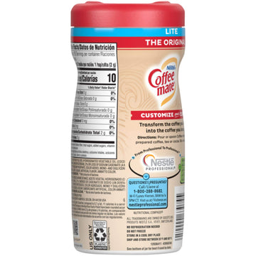 Nestle Coffee Mate Coffee Creamer, Original Lite, Powder Creamer, 11 Ounces