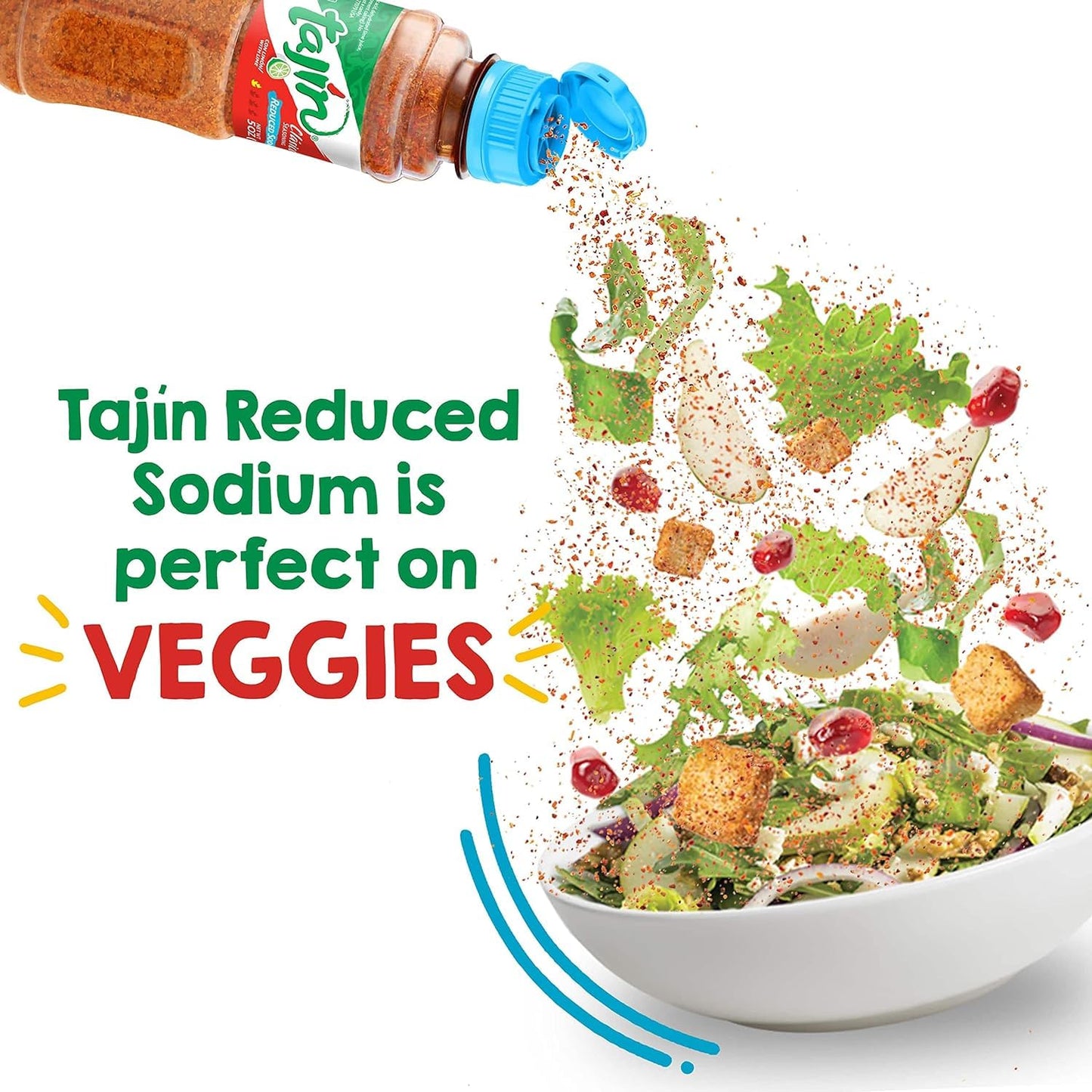 Tajín Clásico Reduced Sodium Seasoning 5 Oz (Pack Of 24)