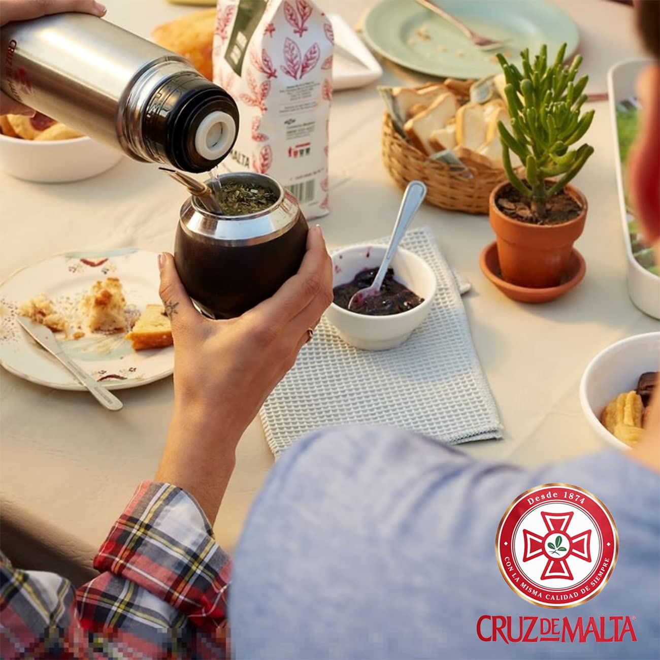 Yerba Mate Cruz De Malta 2.2Lb 1 Kilo (Pack Of 2)