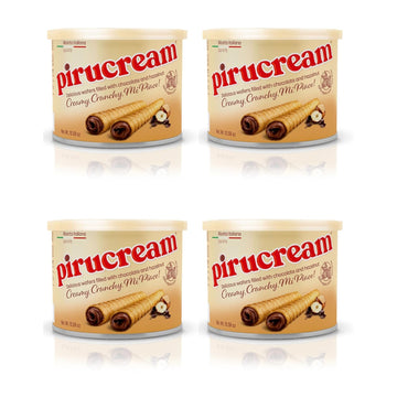4 Pack Pirucream Chocolate And Hazelnut Wafer 10.59Oz