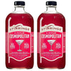 ChromaCast Cosmopolitan Cocktail Mixer - 2 Pack 750ml Bottles - Real Juice, No Preservatives, 90 Calories