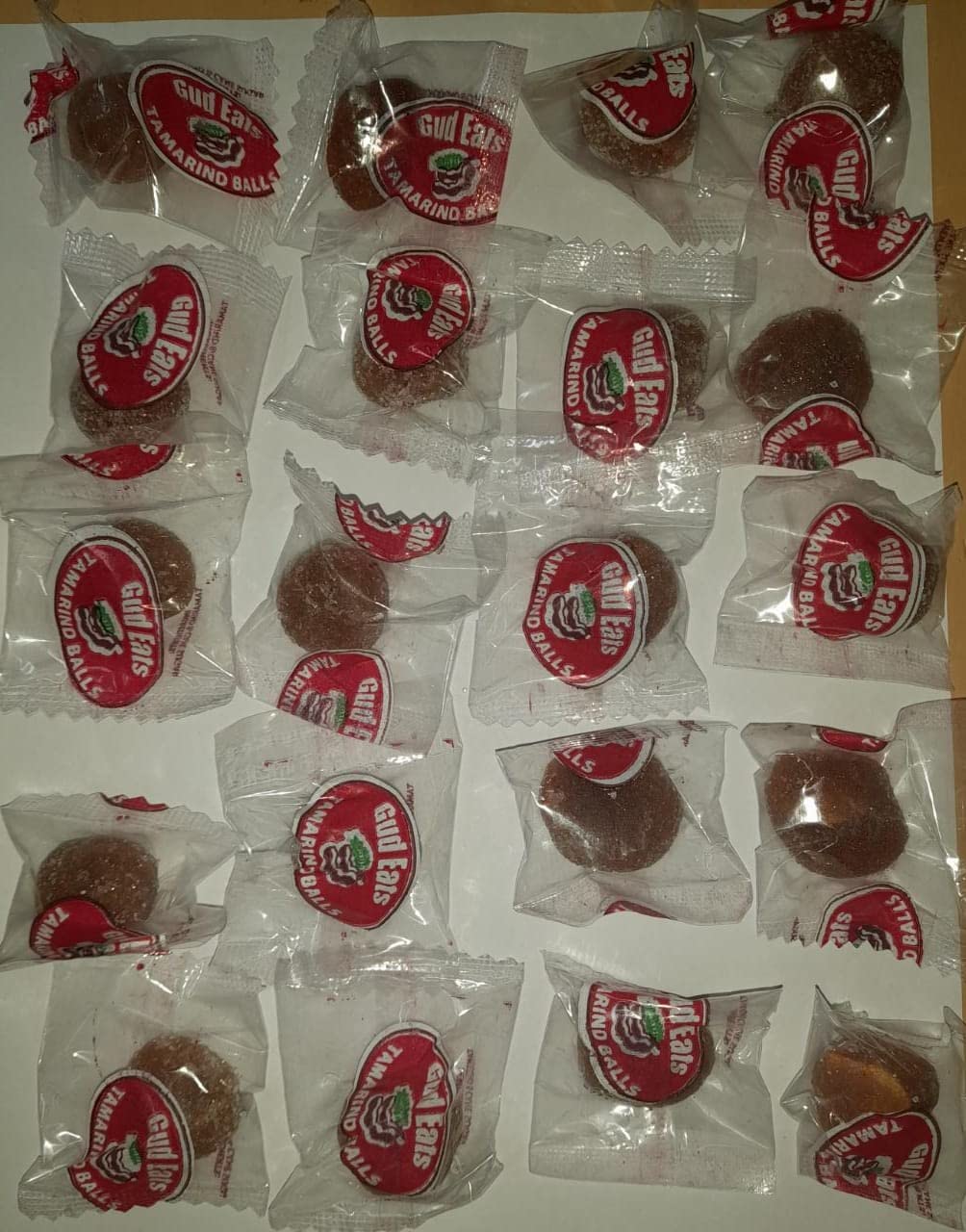 Jamaican Style Tamarind Balls Sweet & Sour Candy 20 Pack (7.5 Oz)