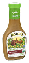 Annie'S Organic Gluten Free Balsamic Vinaigrette Dressing 8 Fl Oz Bottle