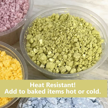 Ultimate Baker Non-Melting Donut Sugar, Naturally Colored Coating Sugar, Snow Sugar, Fine Grain Colored Sugar For Dusting Donuts