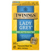 Twinings Decaffeinated Lady Grey Black Tea Individually Wrapped Bags, 20 Count (Pack Of 6), Orange Peel & Lemon Peel, Enjoy Hot