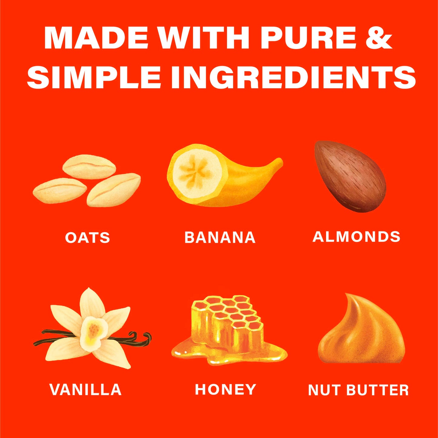 Over Easy Soft and Chewy Granola Breakfast Bars - Granola and Protein Bars - Energy Snack Bars - Clean, Gluten Free, Dairy Free,