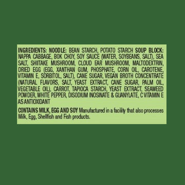 Crystal Noodle Soup, Vegetable, (Pack of 6 Cups) 1.83 OZ