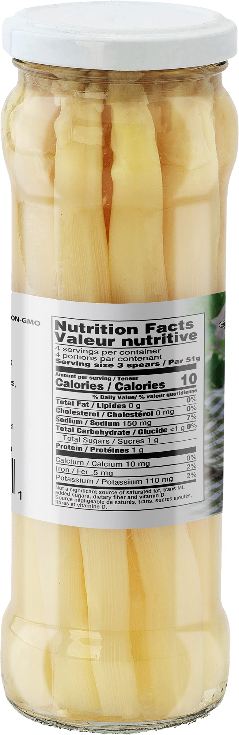 Heaven & Earth White Asparagus Spears 12.5oz (6 Pack) | All Natural, Zero Fat, Low Calorie, Perfect for Snacking