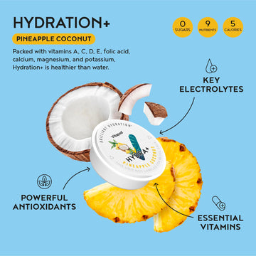 Vitapod Hydra+ Electrolyte Powder Packets – Sugar Free Instant Hydration Drink – 30 Count