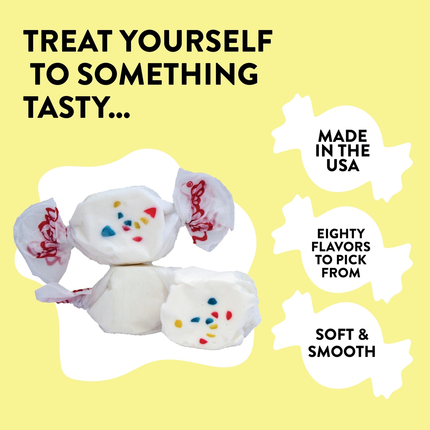 Taffy Town Saltwater Taffy, Frosted Cupcake, 2.5Lb