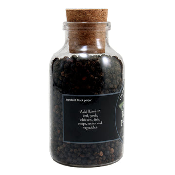 Olde Thompson Whole Black Peppercorns, Refill for Pepper Grinders, 6 Ounce