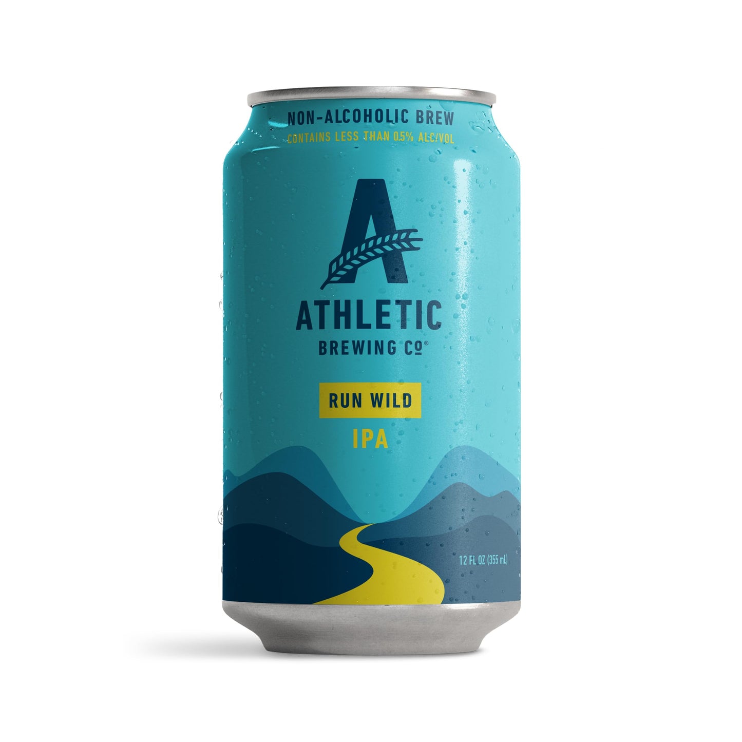 Athletic Brewing Company Non-Alcoholic IPA Beer, Vegan, Low Calorie, 12 Fl Oz Cans, 12 Pack