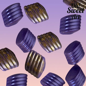 Oh Sweet Art Glossy Luster Dust Edible 7G (0.25Oz) Choose Your Color (Violet)