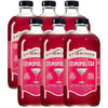 ChromaCast Cosmopolitan Cocktail Mix - Real Juice, No Preservatives, 750ml Bottles, 6 Pack