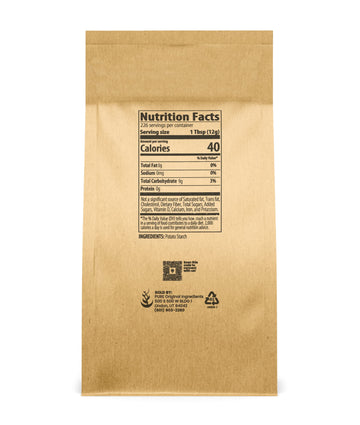 Pure Original Ingredients Potato Starch Thickener For Sauces, Soup, & Gravy (6 Pound)