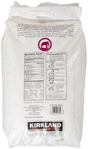 Kirkland Signature Jasmine Rice, 25 Pound