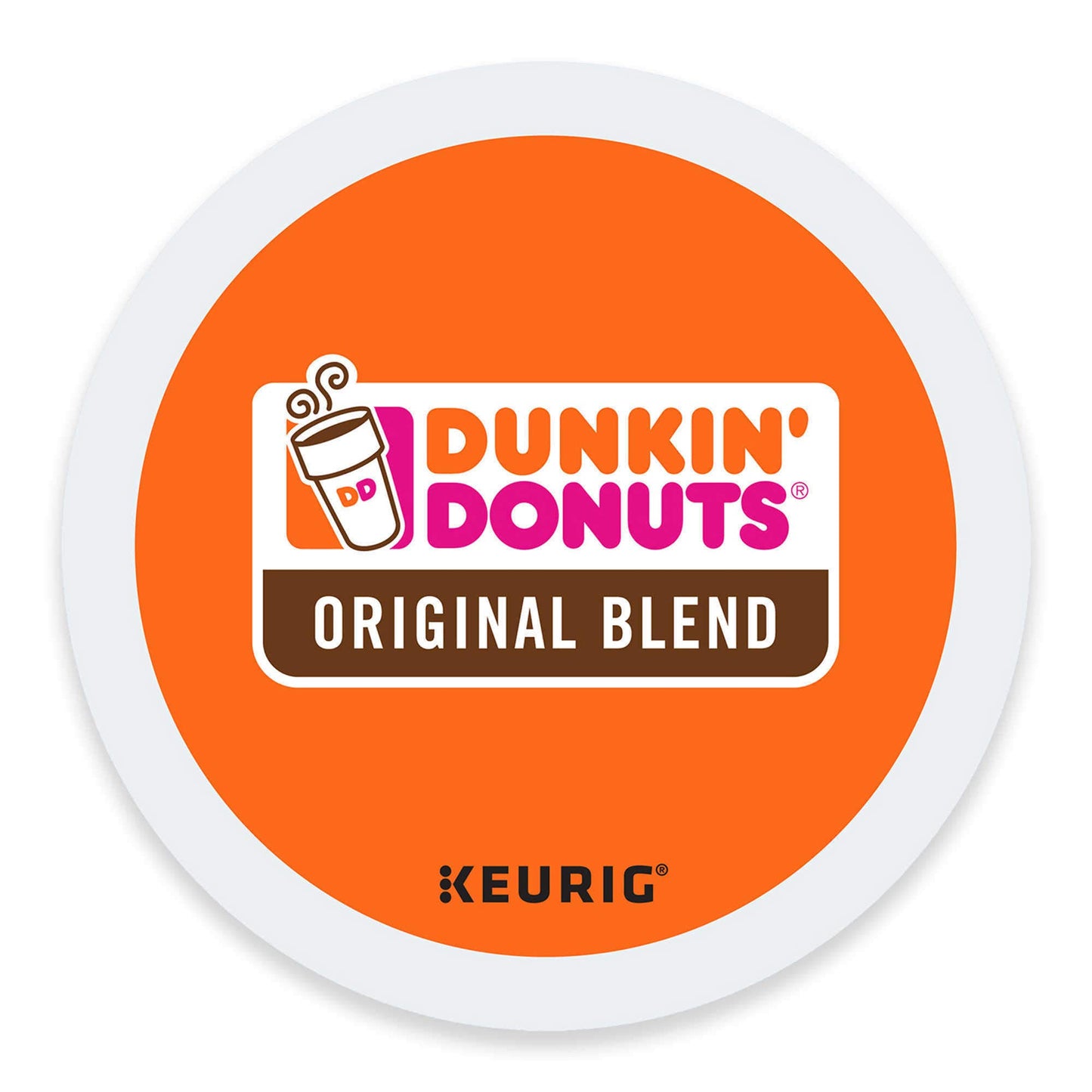 Dunkin Donuts K-Cup Pods Original Blend Coffee, 54 Count, Pack of 1
