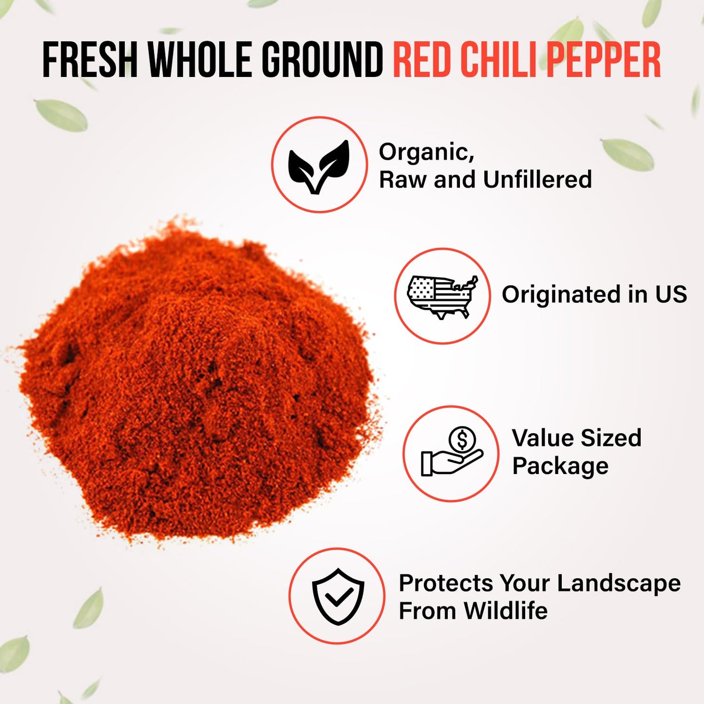 Arigold Organic Cayenne Pepper Powder - Non-GMO, Vegan, 6 oz Resealable Bag