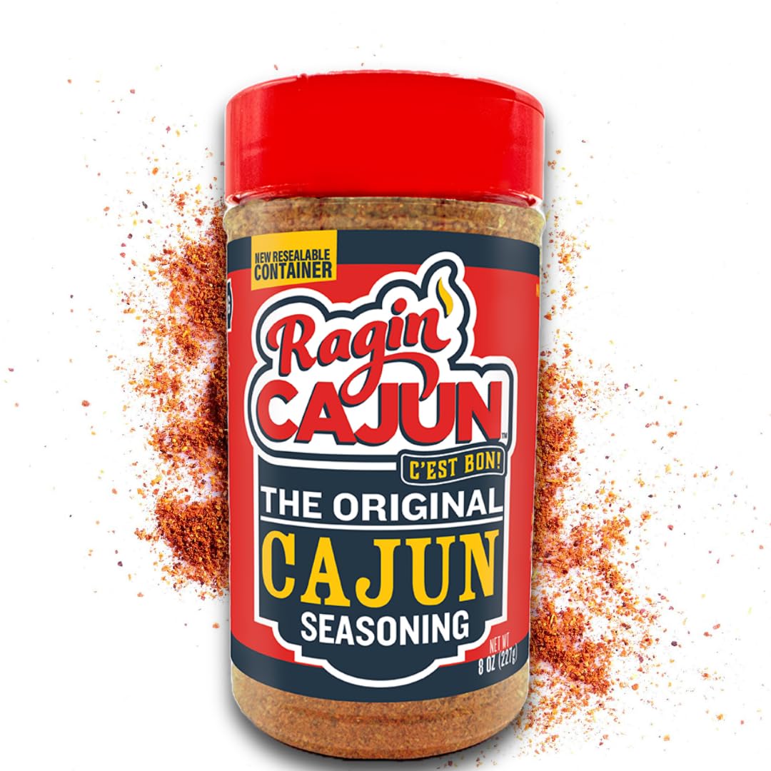 Oriflavor Blendal Cajun Seasoning - 8 Oz Less Salt Low Sodium No Msg All Natural - Authentic Louisiana Spice For Grilling And Cooking Fish Chicken Steak Soup Seafood & Gumbo By Raflavor Blend Cajun