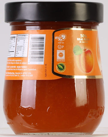 Tuscanini Premium Italian Apricot Preserves, 11.64 Oz Jar (3 Pack) 50% Real Fruit | Spreadable Fruit Jam | No High Fructose Corn
