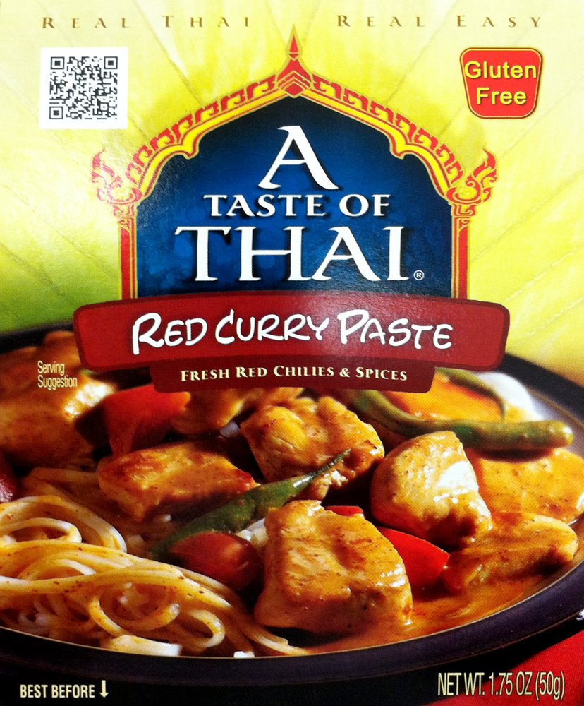 A Taste of Thai Red Curry Paste, 1.75 Ounce -- 24 per case.